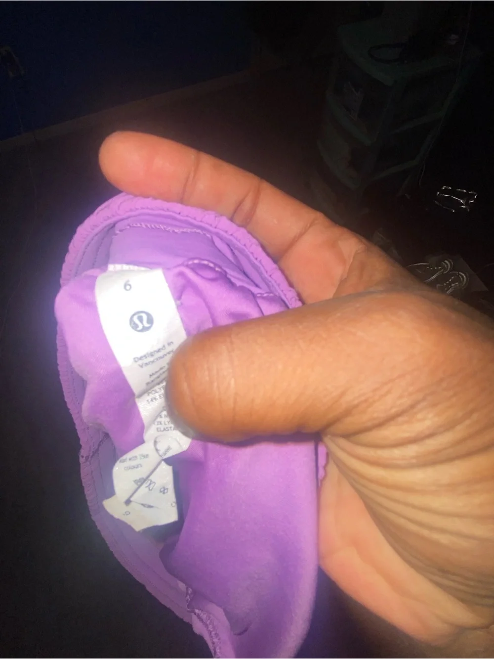 Lululemon Women's High-Waist Athletic Shorts in Lavender